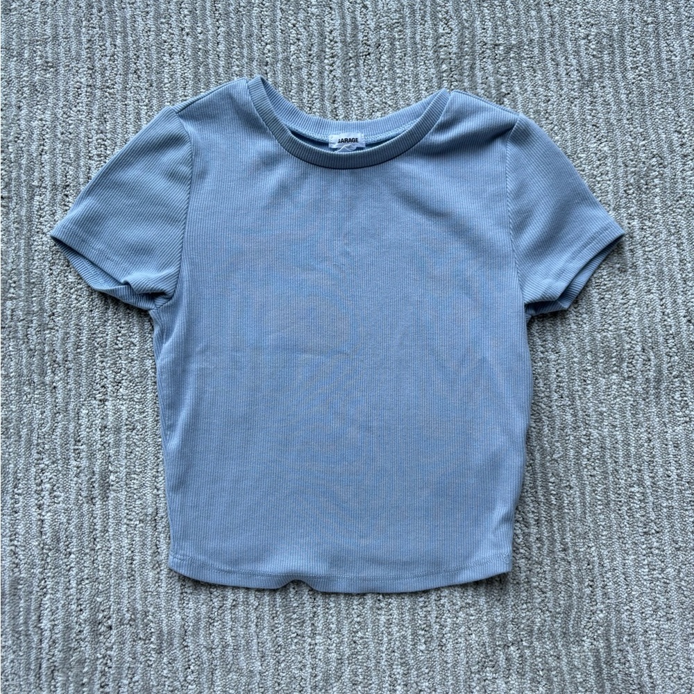 Garage Ribbed Cropped Top